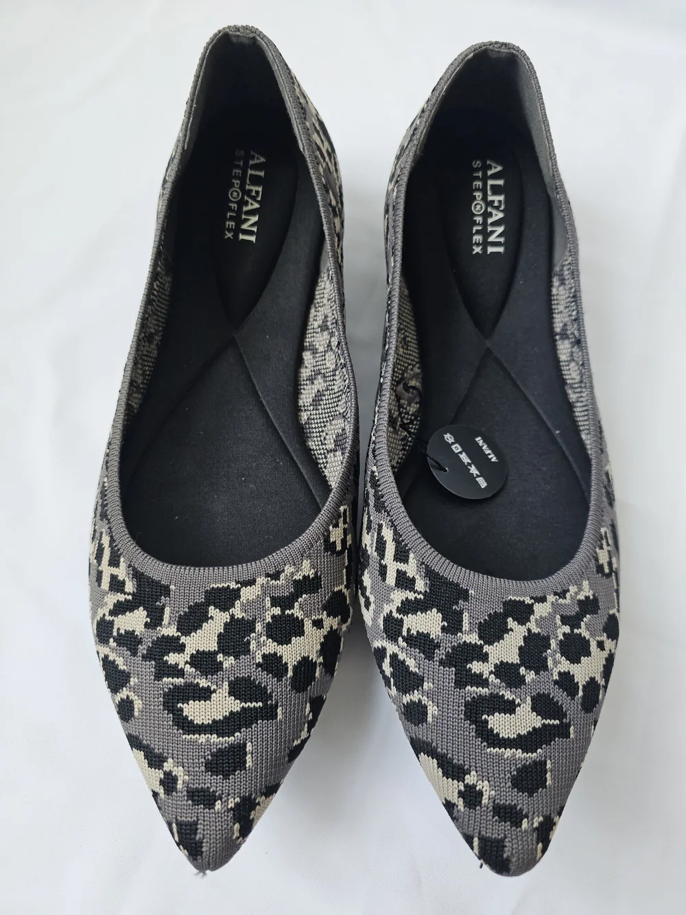 NWT Alfani Step Flex Pointed Toe Flats – Leopard Print (Size 10M)